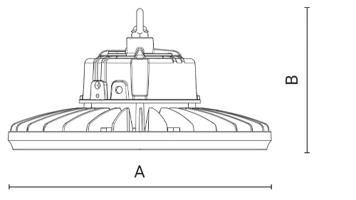 AIRON - High-Bay LED, dimensions