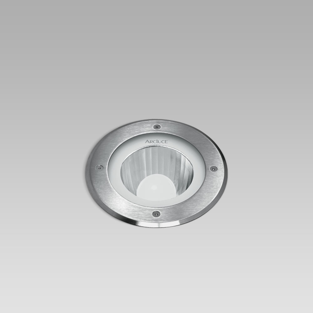 Recessed ceiling / wall / floor (high protection)  Arcluce's Inground180, the IP68 recessed in-ground luminaire.